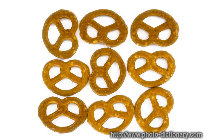 pretzels - photo/picture definition - pretzels word and phrase image