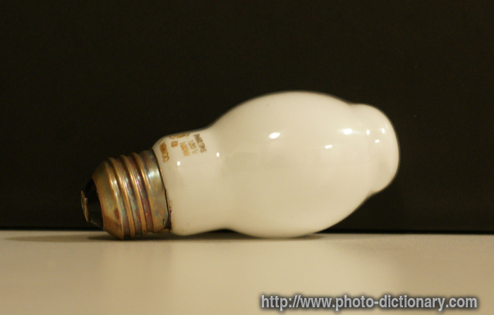 light bulb - photo/picture definition - light bulb word and phrase image