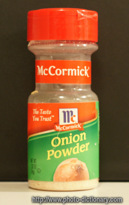 onion powder - photo/picture definition - onion powder word and phrase image