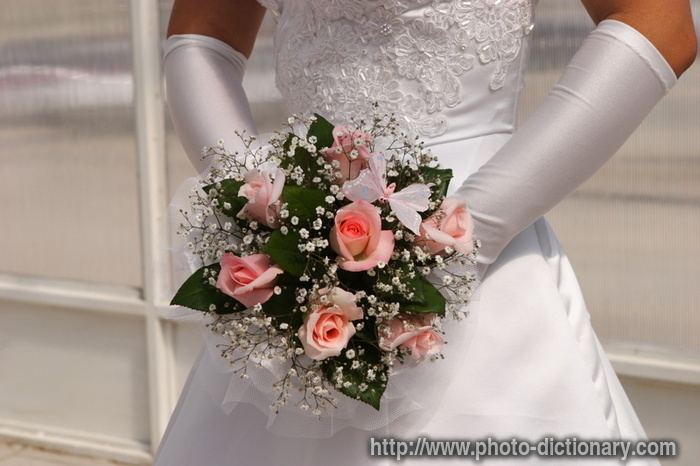 bridal bouquet - photo/picture definition - bridal bouquet word and phrase image