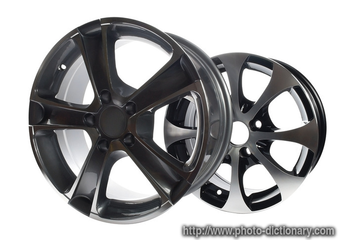 car rims - photo/picture definition - car rims word and phrase image