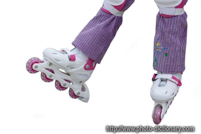 roller blades - photo/picture definition - roller blades word and phrase image