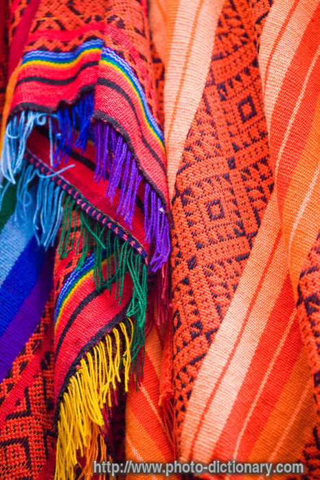 Peruvian weavings - photo/picture definition - Peruvian weavings word and phrase image