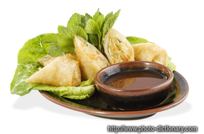 springrolls - photo/picture definition - springrolls word and phrase image