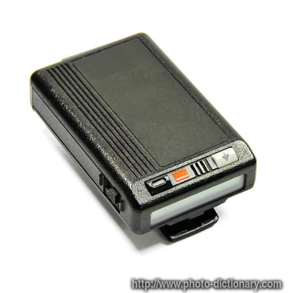 pager - photo/picture definition - pager word and phrase image