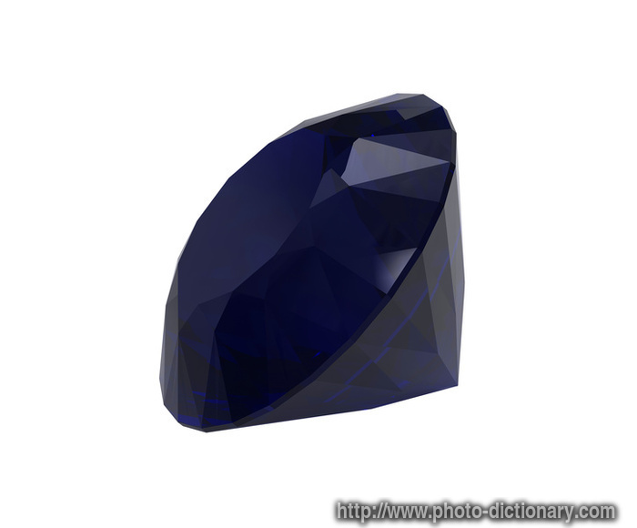 black sapphire - photo/picture definition - black sapphire word and phrase image