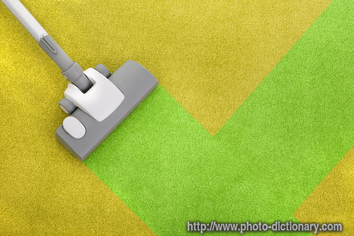 carpet cleaning - photo/picture definition - carpet cleaning word and phrase image