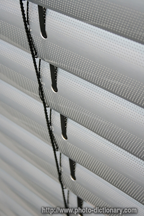 window blinds - photo/picture definition - window blinds word and phrase image