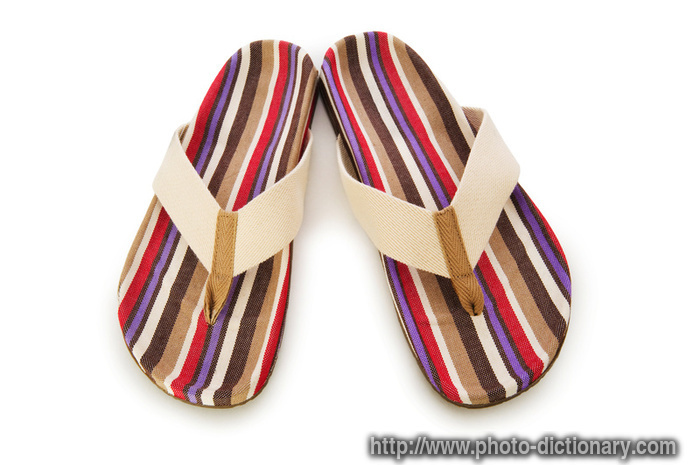 flipflops - photo/picture definition - flipflops word and phrase image