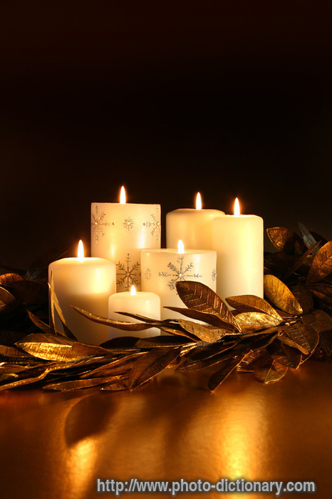 candles - photo/picture definition - candles word and phrase image