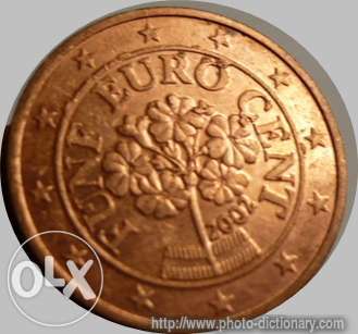euro cents - photo/picture definition - euro cents word and phrase image