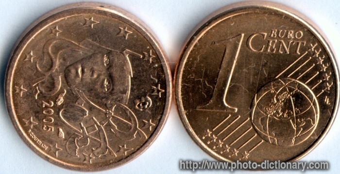 euro cents - photo/picture definition - euro cents word and phrase image