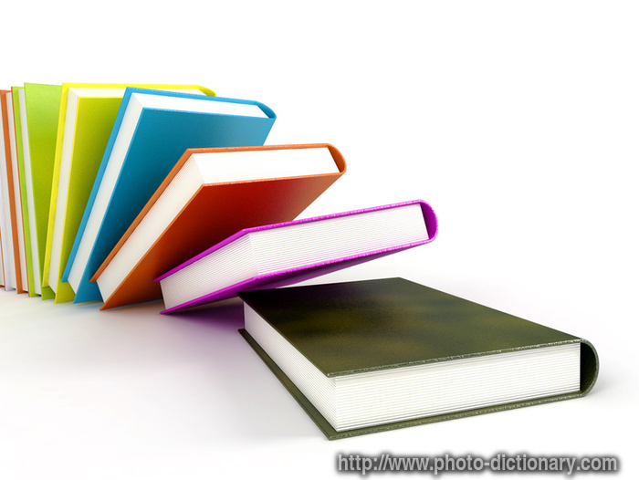 books - photo/picture definition - books word and phrase image