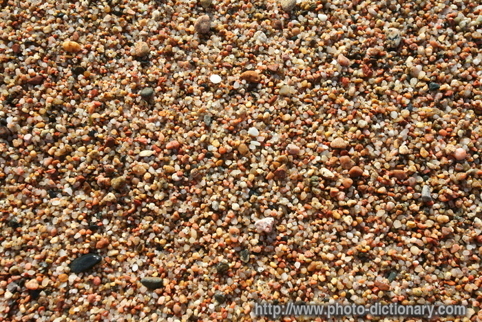 sand - photo/picture definition - sand word and phrase image