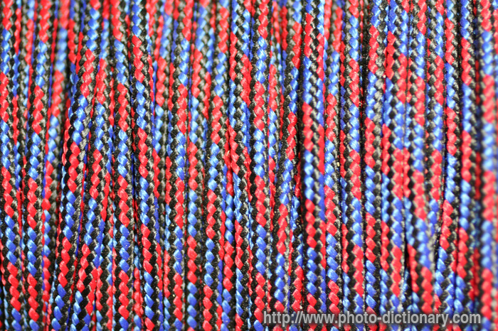 braided rope - photo/picture definition - braided rope word and phrase image