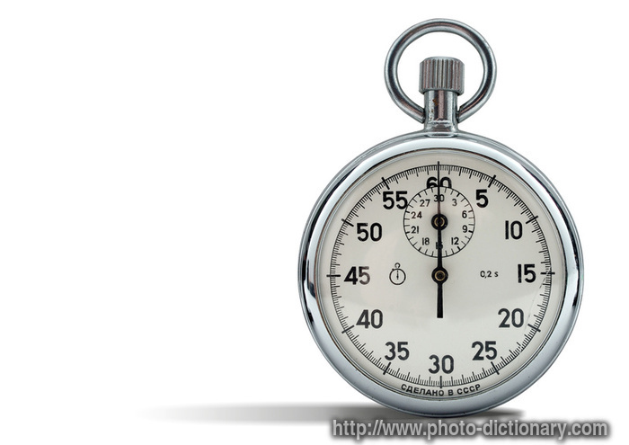 stopwatch - photo/picture definition - stopwatch word and phrase image