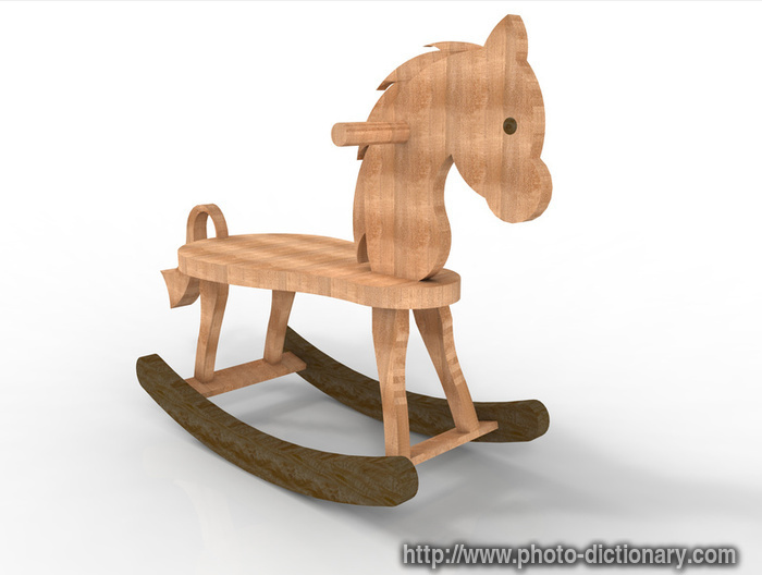 rocking horse - photo/picture definition - rocking horse word and phrase image