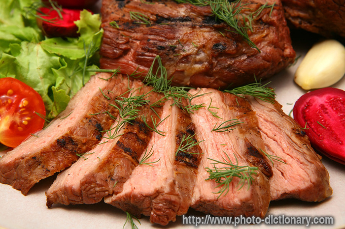 meat - photo/picture definition - meat word and phrase image