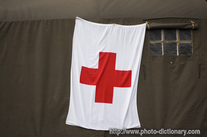 Red Cross - photo/picture definition - Red Cross word and phrase image