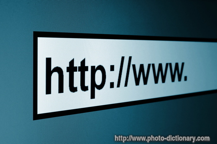 url - photo/picture definition - url word and phrase image