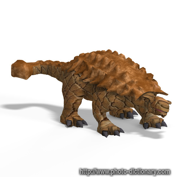 ankylosaurus - photo/picture definition - ankylosaurus word and phrase image