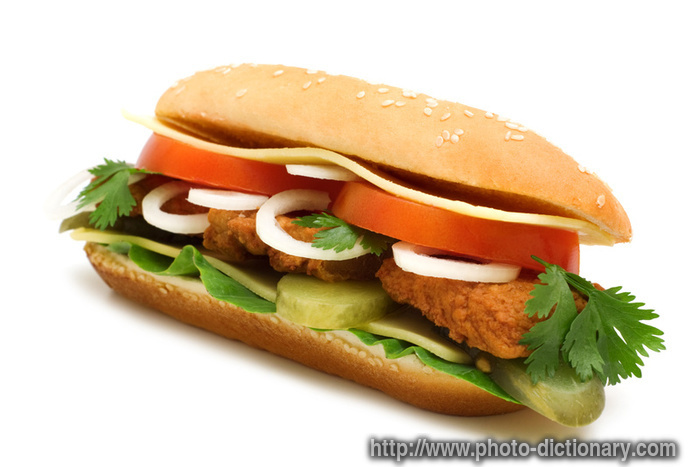 tasty burger - photo/picture definition - tasty burger word and phrase image