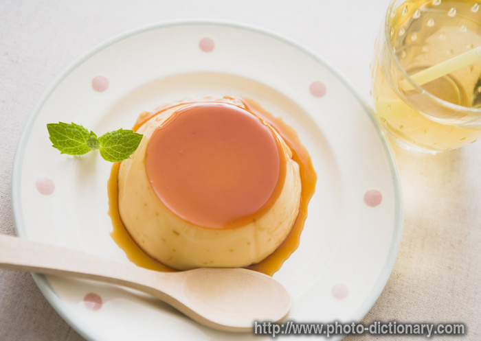 pudding - photo/picture definition at Photo Dictionary - pudding word