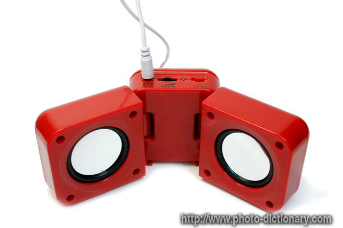 compact speakers - photo/picture definition - compact speakers word and phrase image