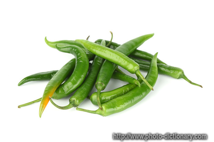 chilli pile - photo/picture definition - chilli pile word and phrase image