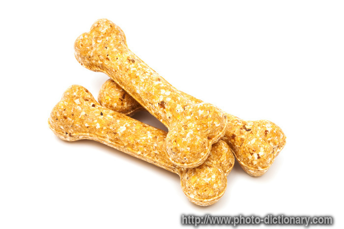 dog's snack - photo/picture definition - dog's snack word and phrase image