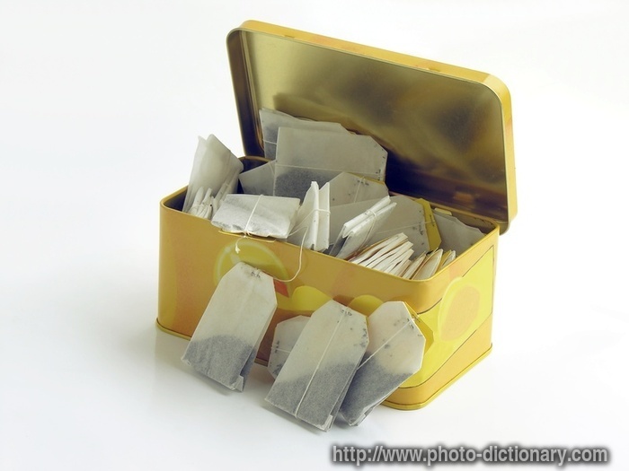 teabags - photo/picture definition - teabags word and phrase image
