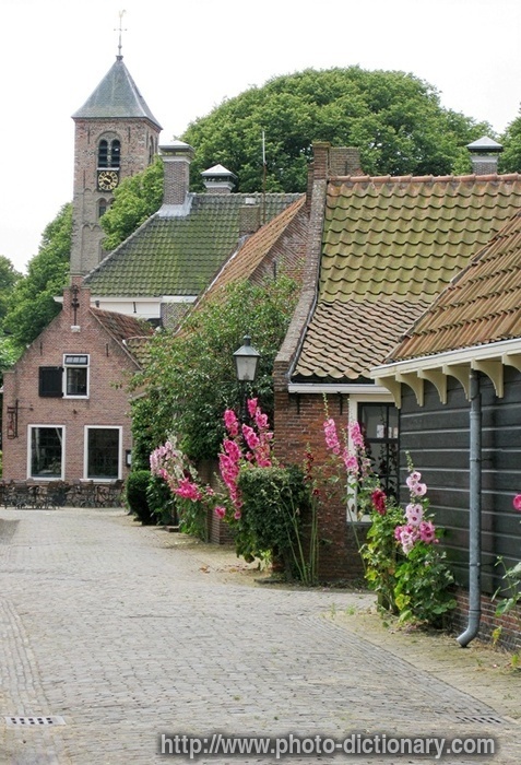 Dutch village - photo/picture definition - Dutch village word and phrase image