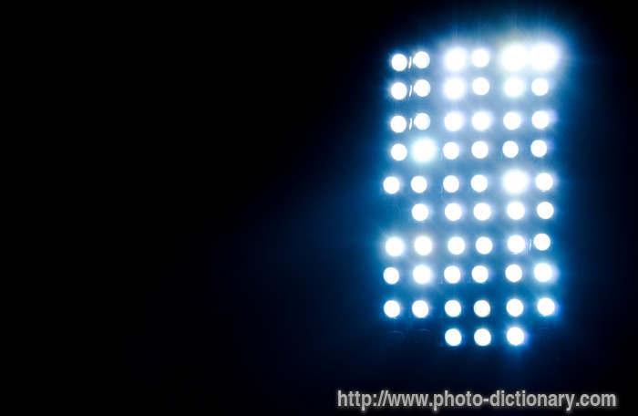 floodlight - photo/picture definition - floodlight word and phrase image