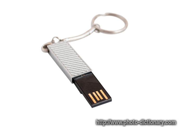 flash drive - photo/picture definition - flash drive word and phrase image