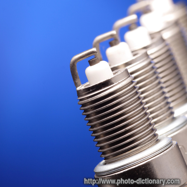 spark plugs - photo/picture definition - spark plugs word and phrase image