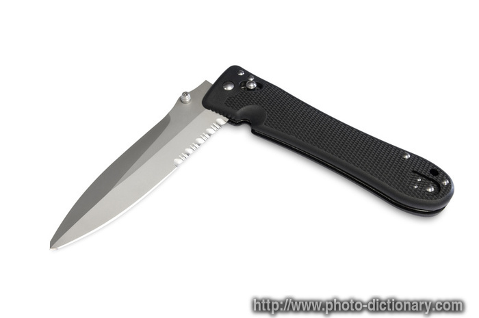 clasp knife - photo/picture definition - clasp knife word and phrase image