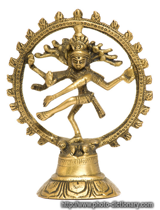Dancing Shiva - photo/picture definition - Dancing Shiva word and phrase image