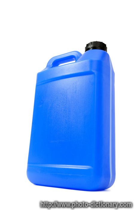 jerry can - photo/picture definition at Photo Dictionary - jerry can