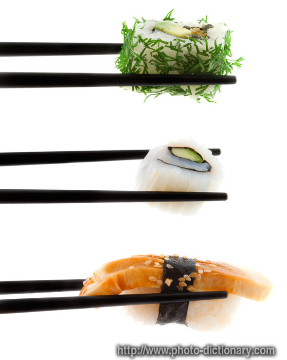 sushi - photo/picture definition - sushi word and phrase image