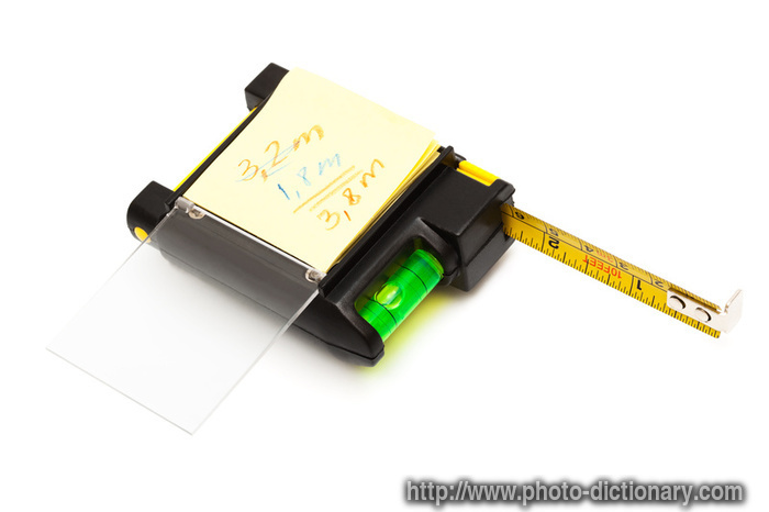 tape measure - photo/picture definition - tape measure word and phrase image