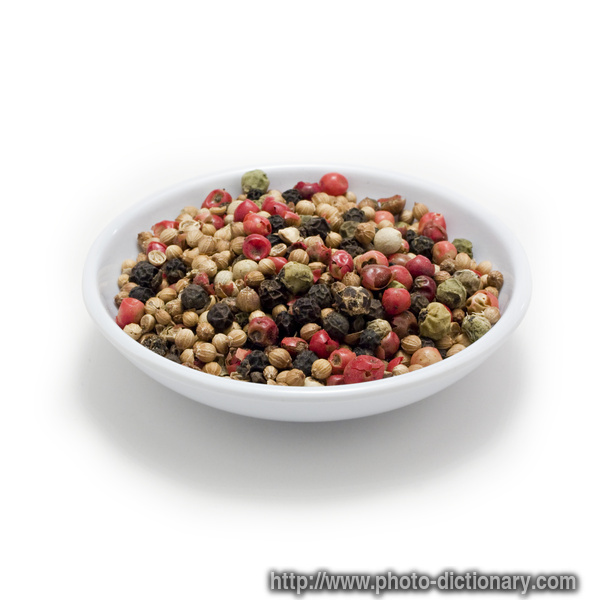 peppercorns - photo/picture definition - peppercorns word and phrase image