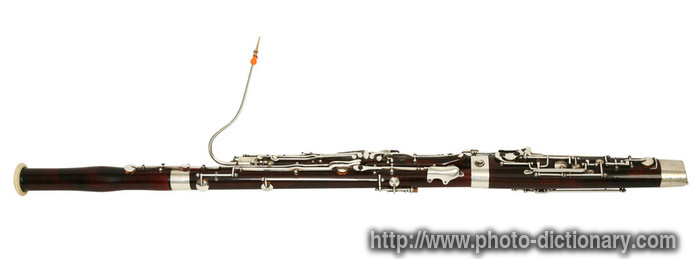 bassoon - photo/picture definition - bassoon word and phrase image