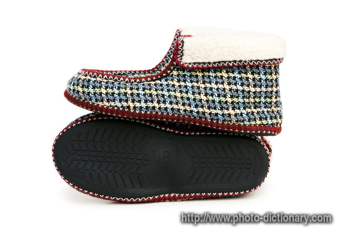 warm slippers - photo/picture definition - warm slippers word and phrase image