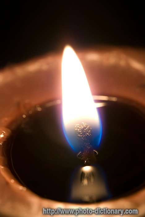 candle flame - photo/picture definition - candle flame word and phrase image