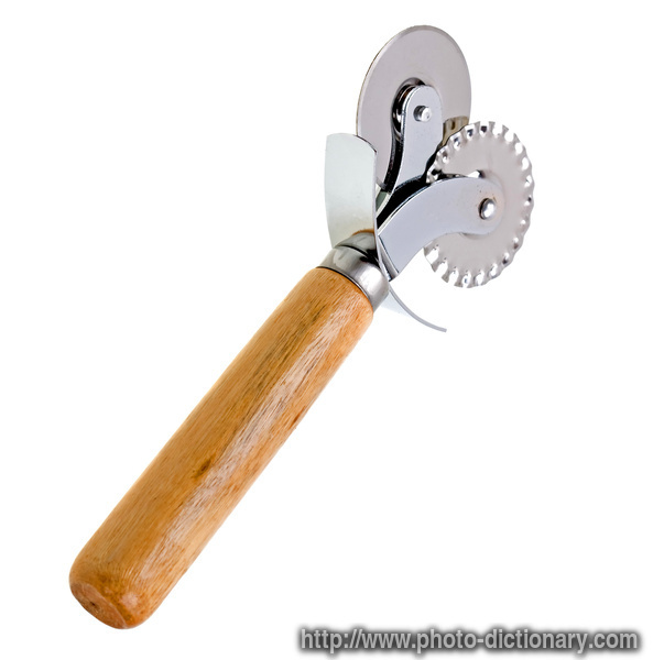 pizza knife - photo/picture definition - pizza knife word and phrase image