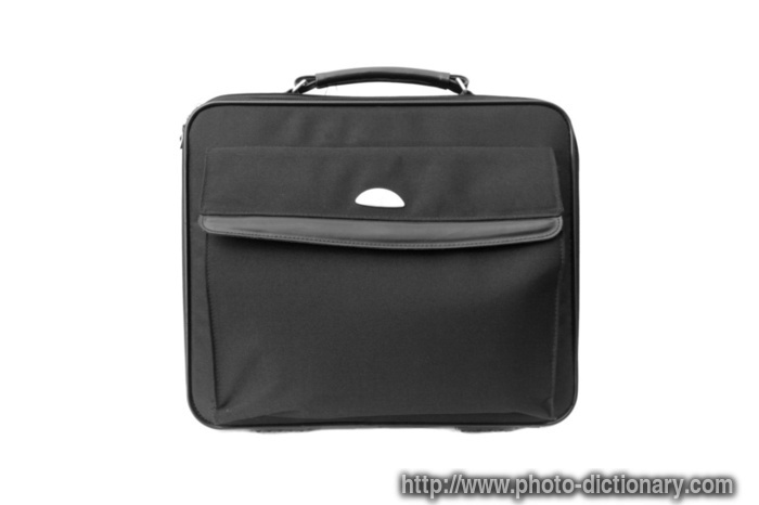 laptop bag - photo/picture definition - laptop bag word and phrase image
