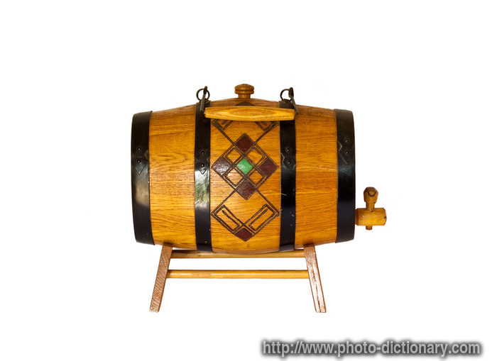 wine keg - photo/picture definition - wine keg word and phrase image