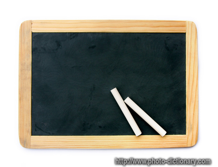 chalk - photo/picture definition - chalk word and phrase image