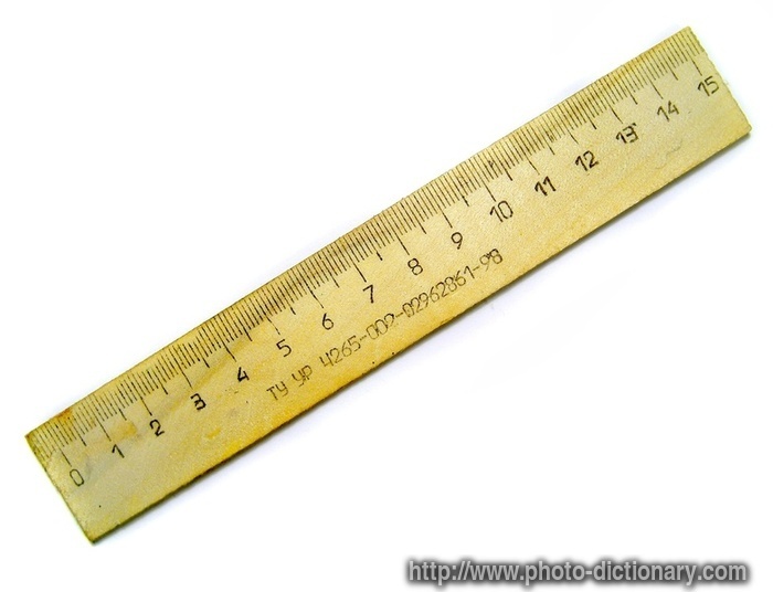 ruler - photo/picture definition at 