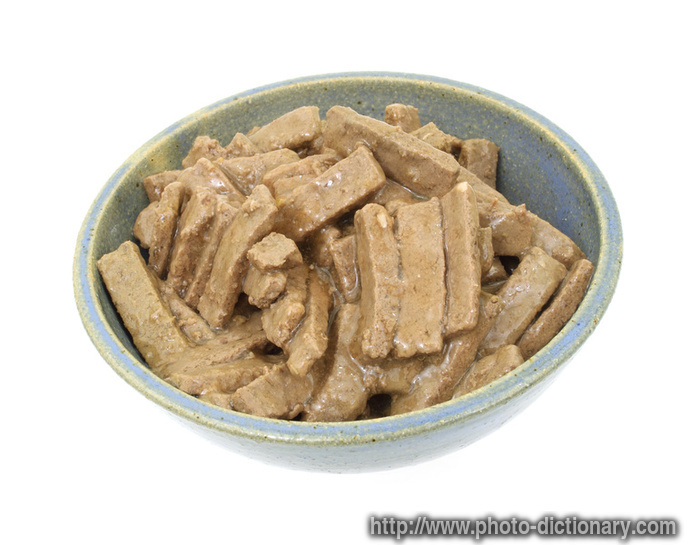 dog food - photo/picture definition - dog food word and phrase image